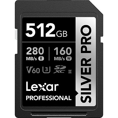 Memória SD Lexar Professional Silver Pro SDXC UHS-II 280-160 MB/s C10
