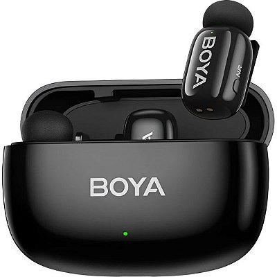 Microfone Sem Fio Boya Mini Lightning - Preto