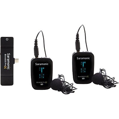 Microfone Sem Fio Saramonic BLINK500 ProX B6 (2TX+1RX)