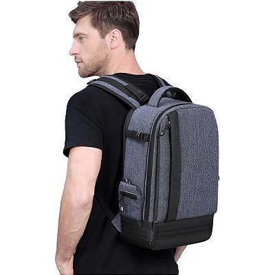 Mochila K&F Beta Blackpack V2 18L para Câmera - Cinza/Preto (KF13.044)