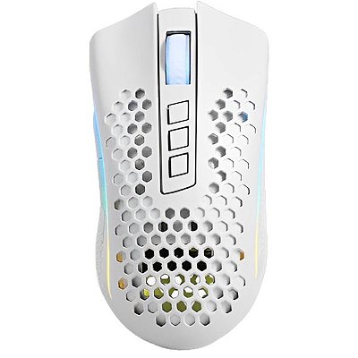 Mouse sem fio Gamer Redragon M808-KS Storm Pro - Branco