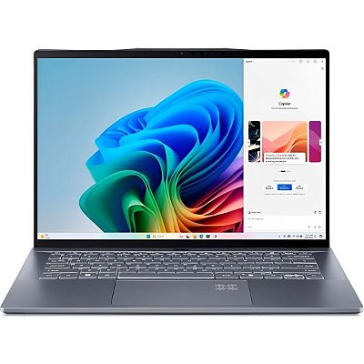Notebook Acer Swift 14 AI SF14-11T-X3RZ 14.5" Snapdragon X Elite 16 GB LPDDR5x 1 TB SSD Touch - Steel Gray