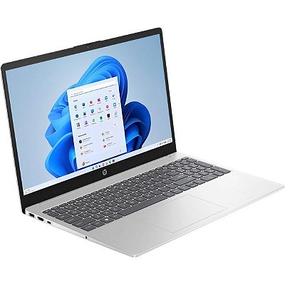 Notebook HP 15-FD0107DX 15.6" Intel Core i7 1255U 16 GB DDR4 512 GB SSD Touch - Prata