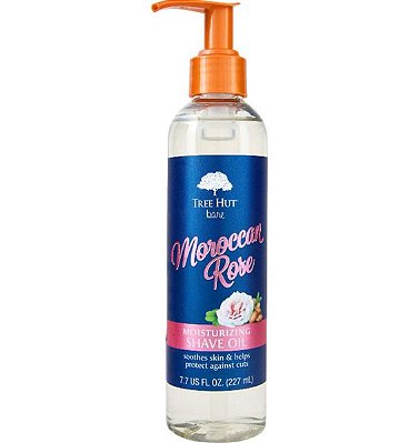 Óleo de Barbear Hidratante Tree Hut Moroccan Rose - 227mL