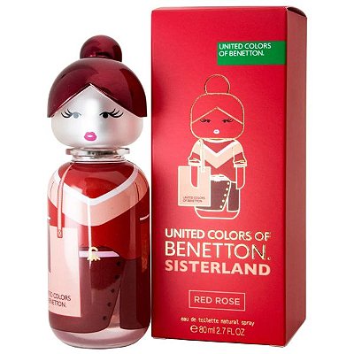 Perfume Benetton Colors Sisterland Red Rose EDT - Feminino 80mL