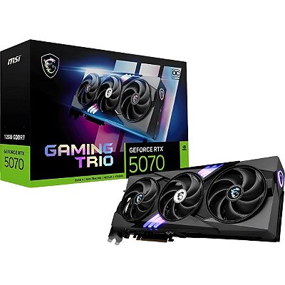 Placa de vídeo MSI GeForce RTX 5070 Gaming Trio OC Edition 12 GB GDDR7