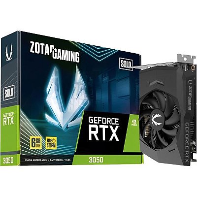 Placa de Vídeo Zotac Gaming GeForce RTX 3050 6 GB GDDR6 (ZT-A30510G-10L)