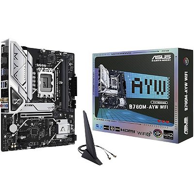 Placa Mãe ASUS B760M-AYW Wi-Fi LGA 1700 DDR5
