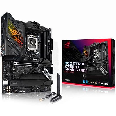 Placa Mãe Asus ROG Strix Z790-H Gaming Wifi LGA 1700 DDR5 ATX