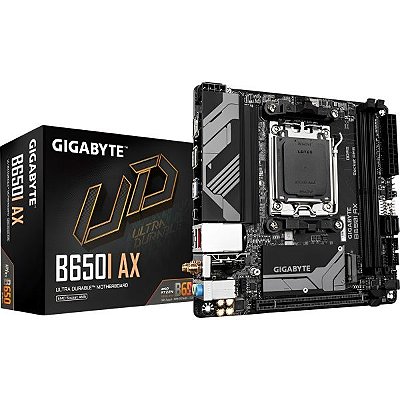 Placa Mãe Gigabyte B650I AX AM5 DDR5