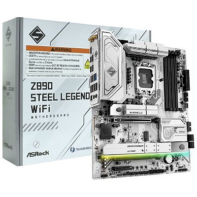 Placa-Mãe ASRock Z890 Steel Legend WiFi LGA 1851 DDR5