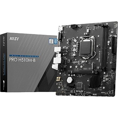Placa-mãe MSI PRO H510M-B LGA 1200 DDR4