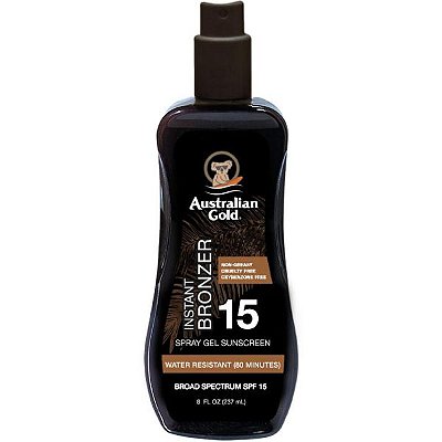 Protetor Solar Australian Gold Instant Bronzer SPF 15 - 237mL