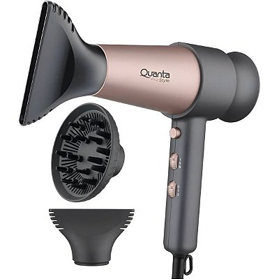 Secador de Cabelo Quanta Pro Style QTSPS200 2000 W 220v - Pink/Gray