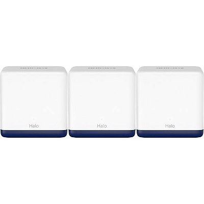 Sistema Wi-Fi Mesh Mercusys Halo H50G AC1900 - 3 Unidades