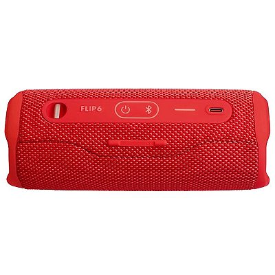 Speaker Portátil JBL Flip 6 Bluetooth - Vermelho