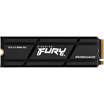 SSD M.2 NVMe Kingston Fury Renegade PCIe 4X4 7300-7000MB/S 4 TB com Heatsink (SFYRDK/4000G)