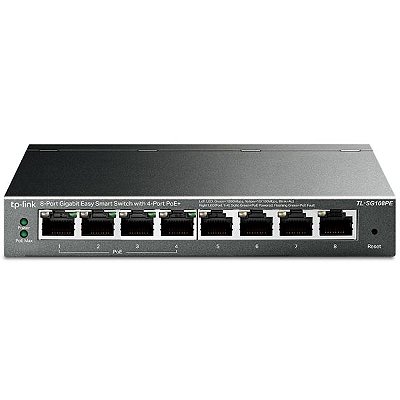 Switch Ethernet TP-Link TL-SG108PE 8 Puertos 10/100/1000Mbps PoE