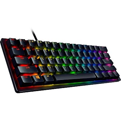 Teclado Gamer Mecânico Razer Huntsman Mini Switch 60% Linear Switch Red - Preto (RZ03-03390200-R3M1)