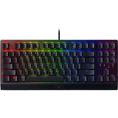 Teclado Gamer Razer BlackWidow V3 Tenkeyless Switch Yellow - Preto (RZ03-03491800-R3M1)