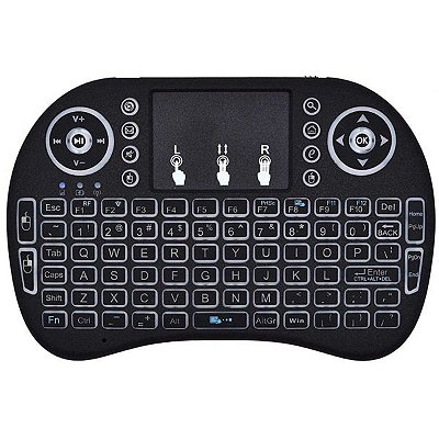 Teclado Satellite AK724G para Smart TV - Preto
