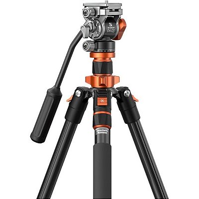 Trípode K&F K234A7+FH-03 Alumínio
