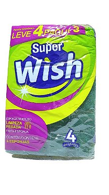 Esponja Multiuso Wish LV4 PG3