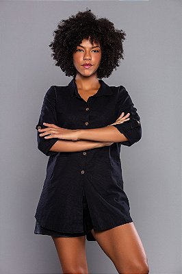 TFT DRESS SHIRT CLASSIC - BLACK