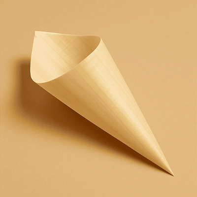 Cone de Bambu Para Aperitivos Buffet Casamento - 50 Unidades