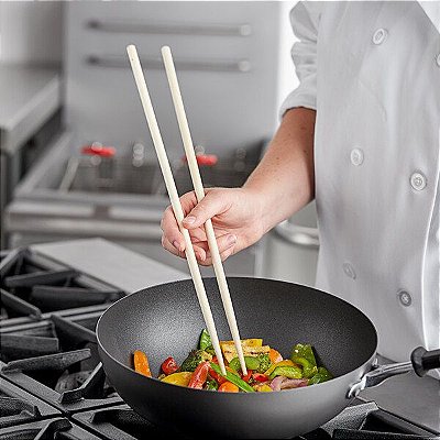 HASHI PARA FRITURA Aguebashi De Bambu - Culinária Japonesa