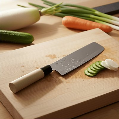 Faca Japonesa Nakiri Para Legumes Sekiryu Profissional Original Chef Sushiman Restaurante Japonês