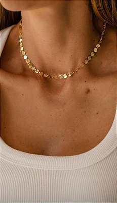 Colar Choker de medalhas