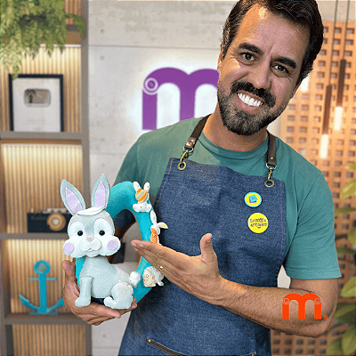 MOLDE Coelho Pascoal com 6 peças em aço