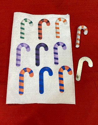 KIT MOLDE Bengalinha de Natal + Feltro Personalizado