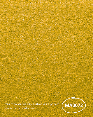 Feltro Liso AMARELO OURO 50X70CM - Santa Fé