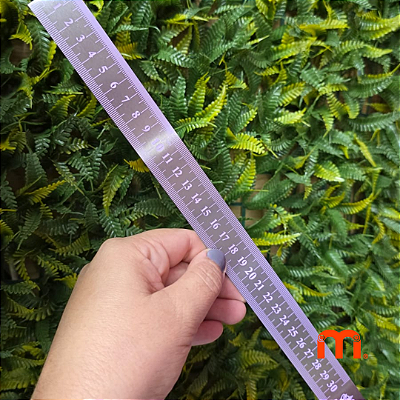 Régua de aço para Artesanato 30Cm