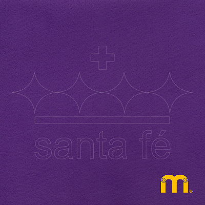 Feltro Liso ROXO 50X70CM - Santa Fé