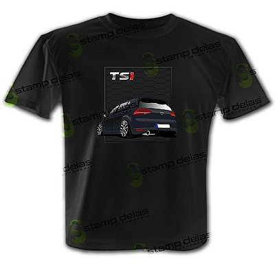 Camiseta Golf Tsi Traseira - Carbon
