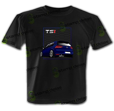 Camiseta Golf Tsi Traseira - Blue