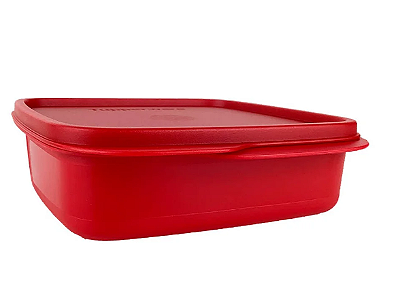 Tupperware® Basic Line com Divisórias Vermelha - 550ml