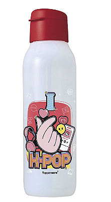 Garrafa Tupperware® Eco Tupper® Plus K-Pop Love - 750ml
