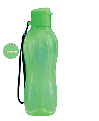 Garrafa Tupperware® Eco Tupper® Plus Verde Fluo - 500ml
