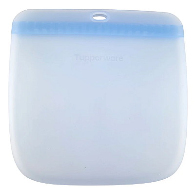 Tupperware® Bolsa de Silicone Ultimate Slim M - Azul Claro – 980ml