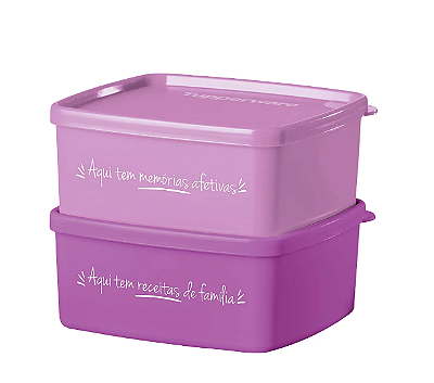 Tupperware® Kit Jeitosinho 400ml - Memórias Afetivas + Receitas de Família