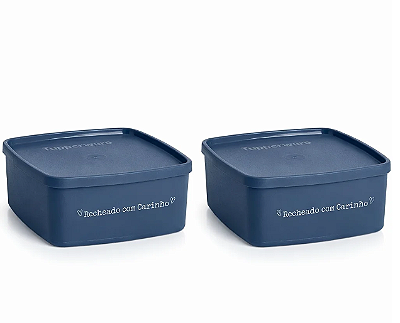 Tupperware® Kit Jeitosinho 400ml - Recheado com Carinho - 2 unid