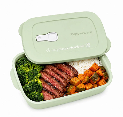 Tupperware® Cristalwave® Retangular Geração II Uso Pessoal - 1l