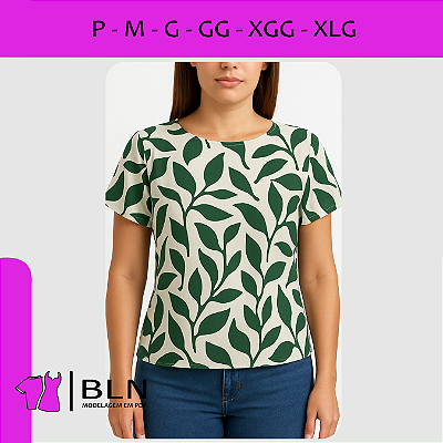 Blusa Básica Mg Curta