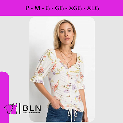 Blusa Com Amarração Frente