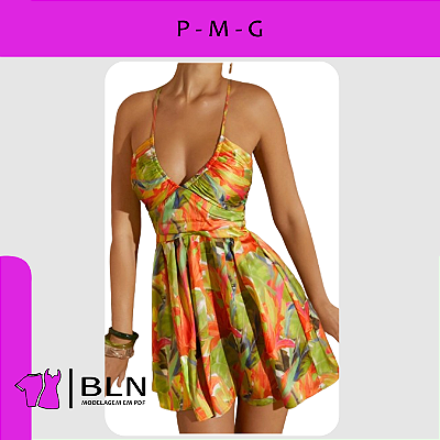 Vestido Curto Regulagem