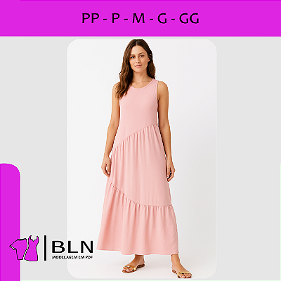 Vestido Regata Assimétrico